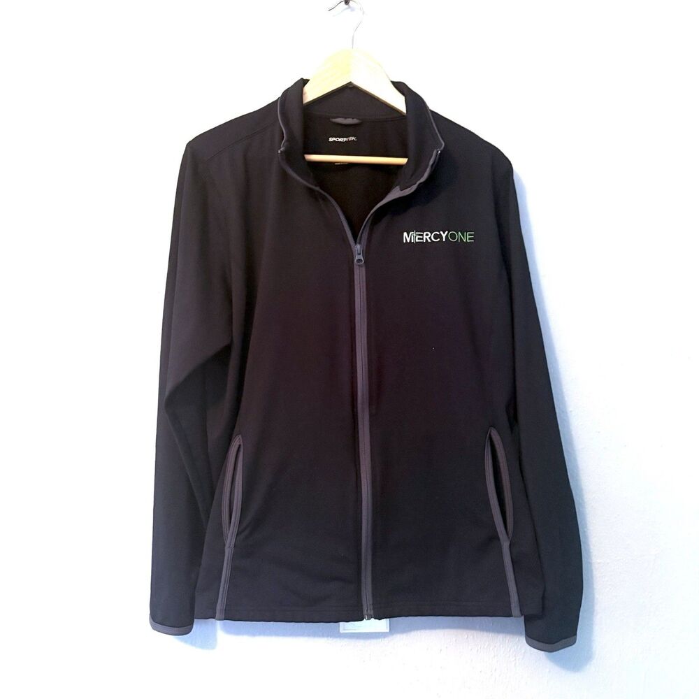 Mercy One Hospital Black Jacket Sport-tek Size XXL Women’s Employee Full Zipper